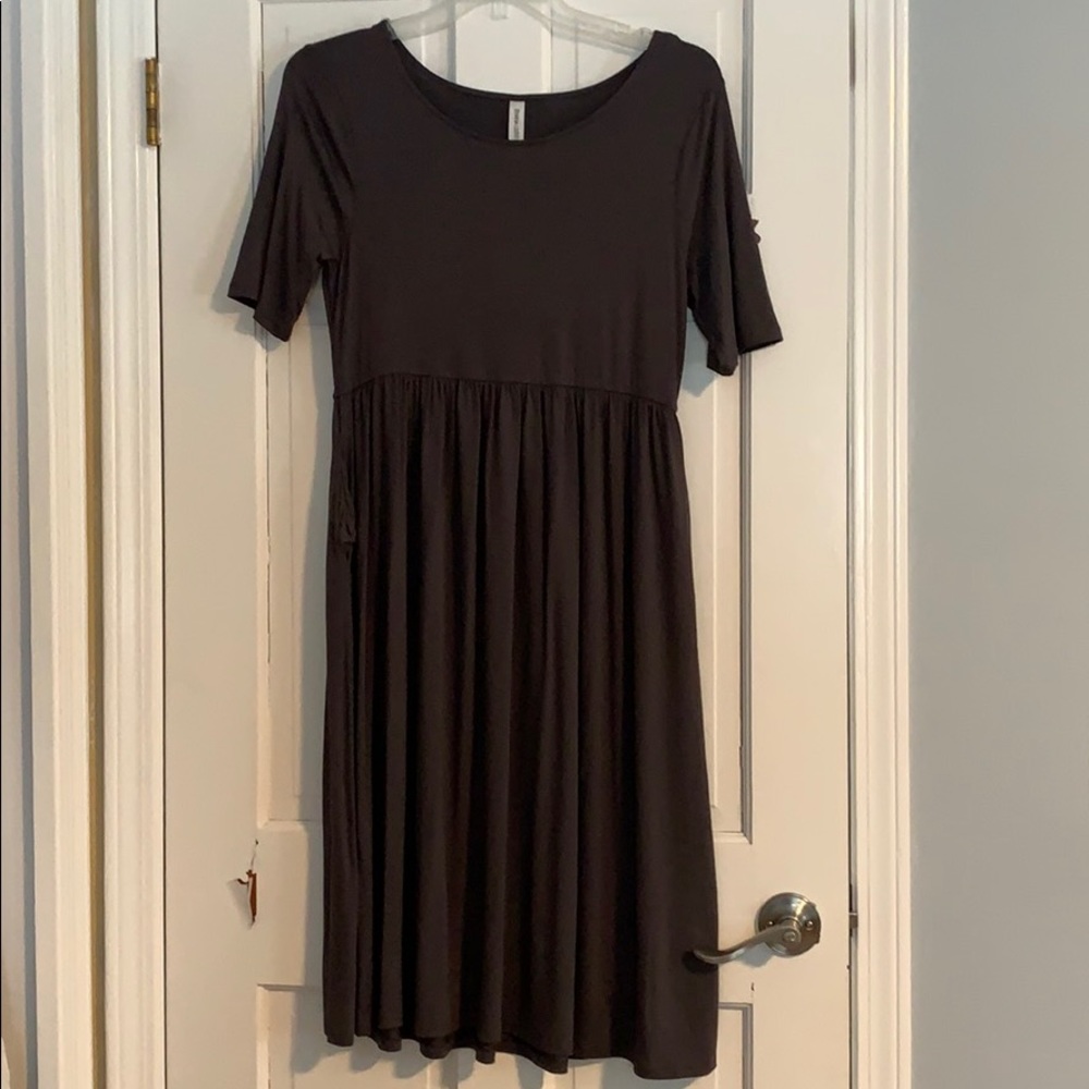 Dark Grey Dress